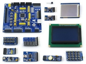 Development Board Kit for ATMEL AVR ATMEGA128 + 11pcs Accessory Modules Kits