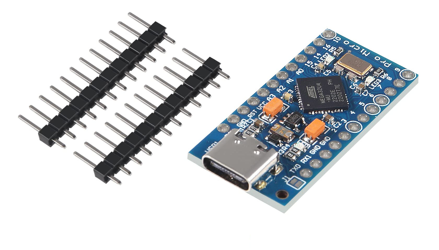 Arduino Micro TYPE-C USB ATMEGA32U4 Module 5V 16MHz