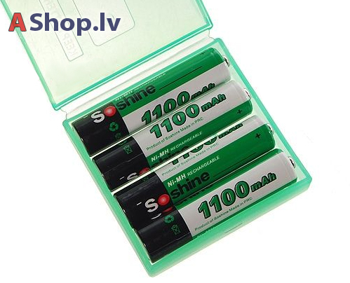 AAA 1100mAh Lādējamās mazās pirkstiņa baterijas