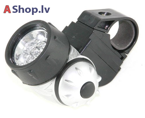 7 LED gaismekļu velosipēda lampa