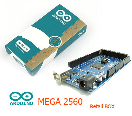 ARDUINO MEGA2560 Oriģinālais Ražots Itālijā