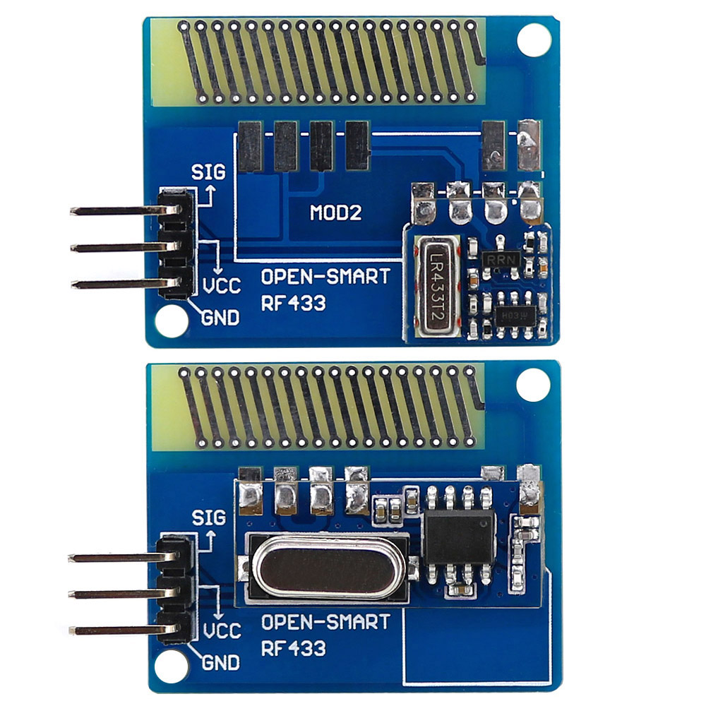 Bezvadu raidītājs 433MHz RF433 (komplektā 2gab.)