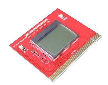 PCI LCD mātesplates Diagnostikas karte