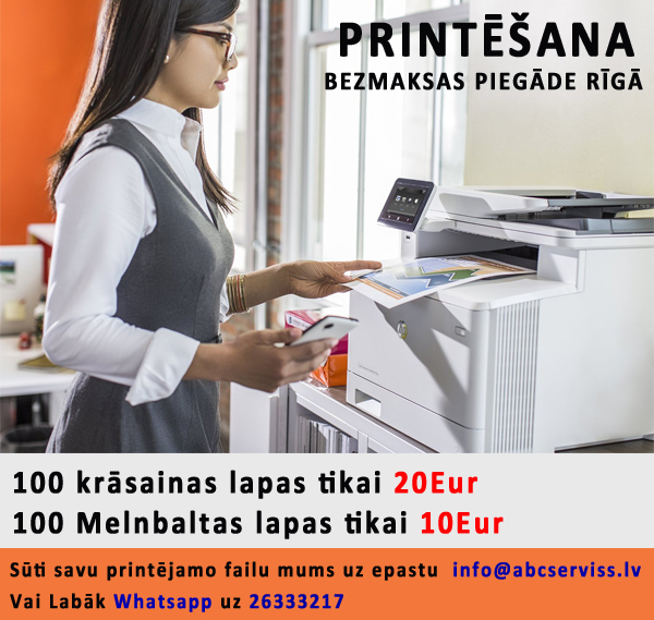 PRINTING SERVICES 100x A4 pages