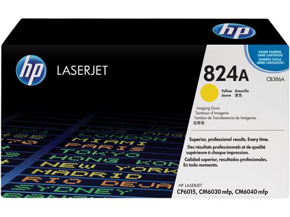 TONER YELLOW 824A /CP6015/23K CB386A HP