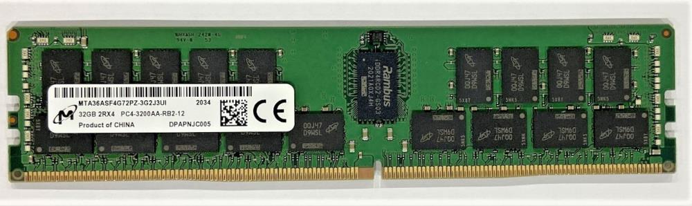 Server Memory Module|DELL|DDR4|32GB|RDIMM/ECC|3200 MHz|1.2 V|AB257620