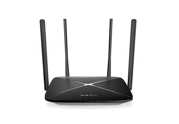 Wireless Router|MERCUSYS|Wireless Router|1167 Mbps|IEEE 802.11ac|1 WAN|3x10/100/1000M|Number of antennas 4|AC12G