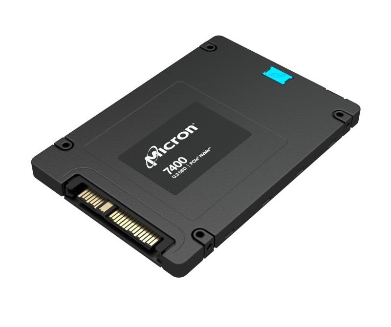 SSD|MICRON|SSD series 7400 Pro|3.84TB|NVMe|NAND flash technology TLC|Write speed 3500 MBytes/sec|Read speed 6600 MBytes/sec|Form Factor U.3|TBW 7000 TB|MTBF 2000000 hours|MTFDKCB3T8TDZ-1AZ1ZABYY