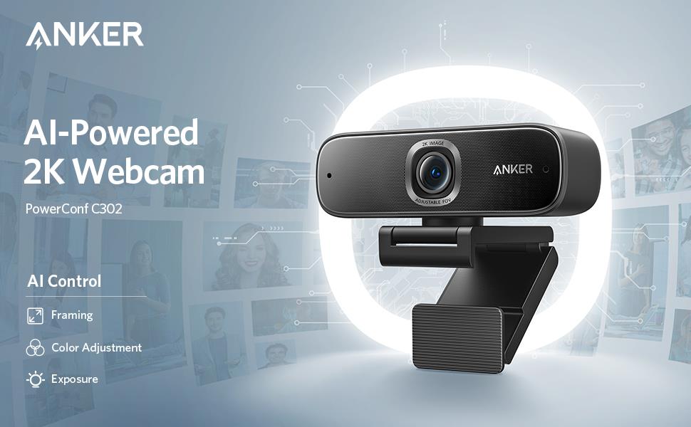 CAMERA WEBCAM POWERCONF C302/A3362G11 ANKER