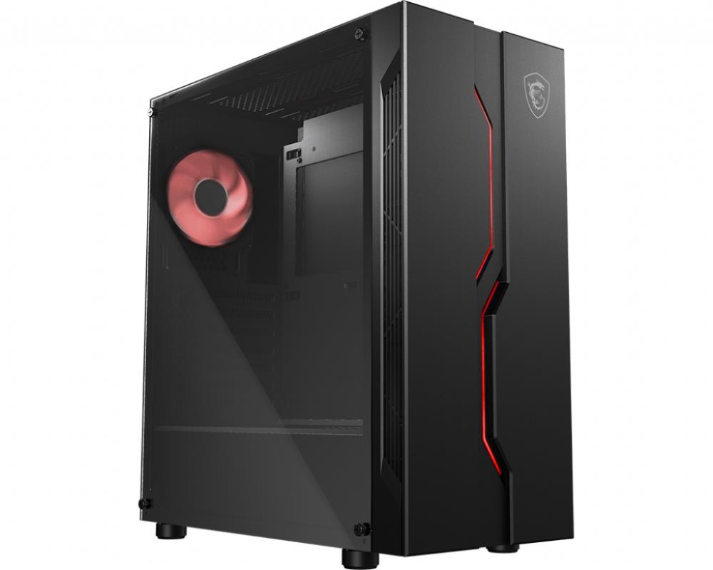 Case|MSI|MAG VAMPIRIC 010M|MidiTower|Case product features Transparent panel|Not included|ATX|MicroATX|MiniITX|Colour Black|MAGVAMPIRIC010M