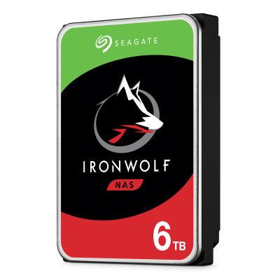 HDD|SEAGATE|IronWolf|6TB|SATA 3.0|256 MB|5400 rpm|Discs/Heads 4/8|3,5