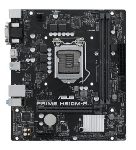 Mainboard|ASUS|Intel H510|LGA1200|MicroATX|Memory DDR4|Memory slots 2|1xPCI-Express 3.0 1x|1xPCI-Express 3.0 16x|1x15pin D-sub|1xDVI-D|1xHDMI|1xAudio-In|3xAudio-Out|2xUSB 3.2|2xPS/2|1xRJ45|PRIMEH510M-R-SI