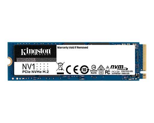 SSD|KINGSTON|NV1|500GB|M.2|PCIE|NVMe|Write speed 1700 MBytes/sec|Read speed 2100 MBytes/sec|TBW 120 TB|SNVS/500G