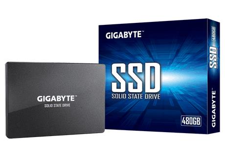 SSD|GIGABYTE|480GB|SATA 3.0|Write speed 480 MBytes/sec|Read speed 550 MBytes/sec|2,5
