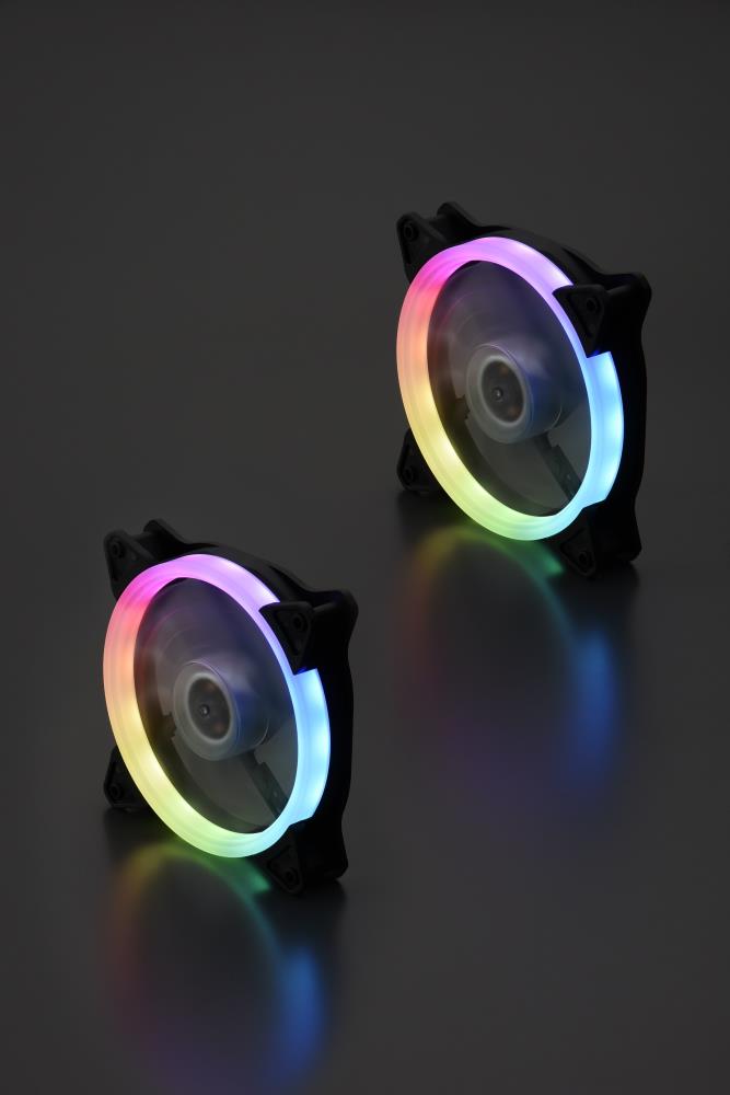 CASE FAN 120MM BULK/SINGLE LINE RGB FAN GTT