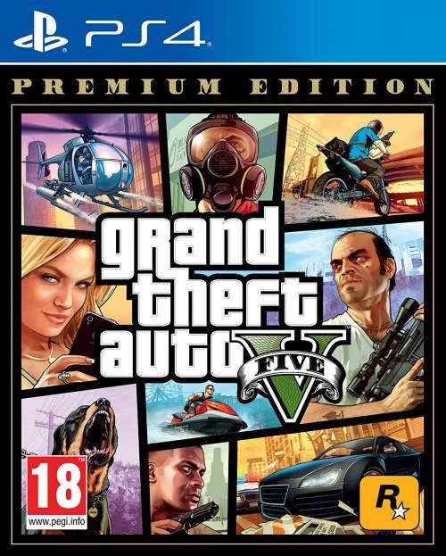 GAME GRAND THEFT AUTO V PREM//PS4 SONY