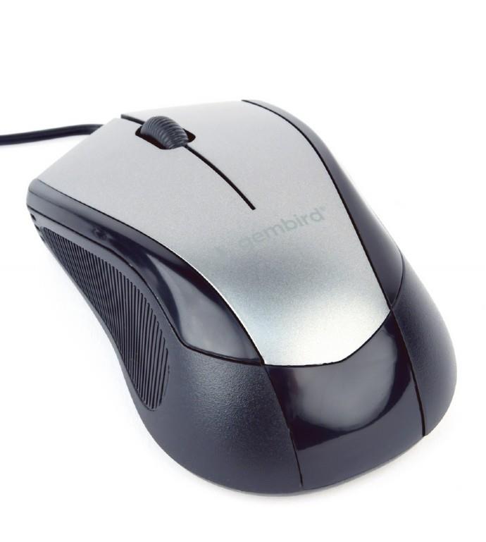 MOUSE USB OPTICAL BLACK/GREY/MUS-3B-02-BG GEMBIRD