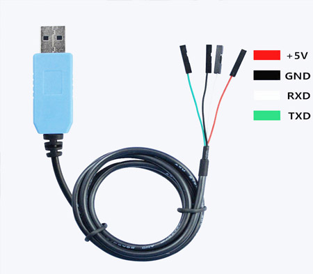 COM Kontrolieris USB PL2303TA TTL RS232