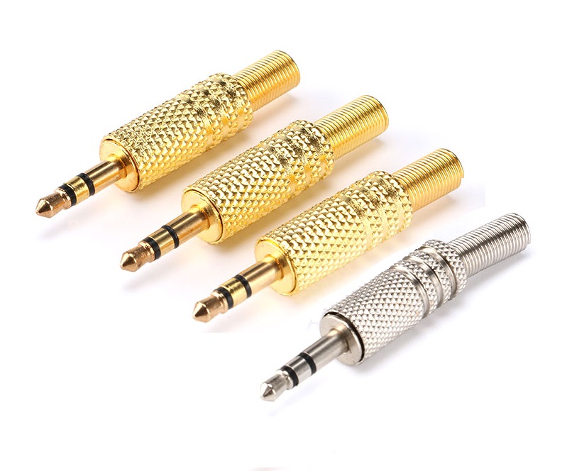 3.5mm Gold Silver Plated Headphone