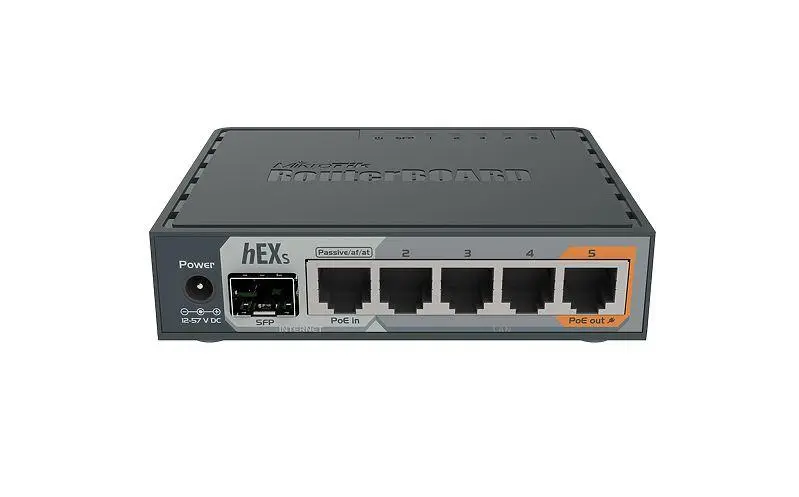 NET ROUTER 10/100/1000M 5PORT/HEX S RB760IGS