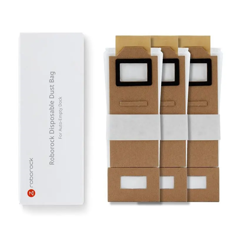 Vacuum Cleaner Accessory|ROBOROCK|Disposable Dust Bag 3pcs|White|For