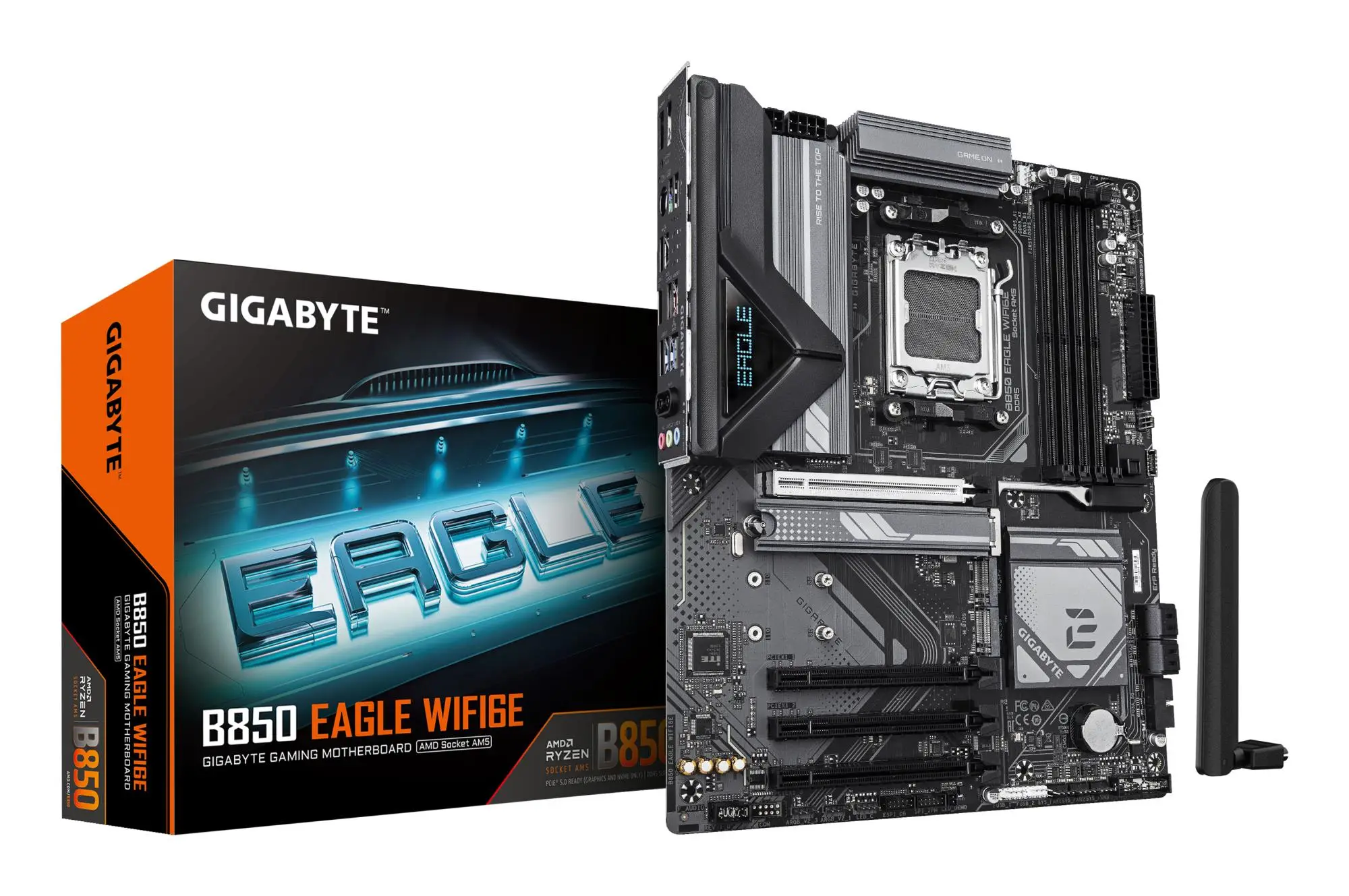 Mainboard|GIGABYTE|AMD B850|Socket AM5|ATX|RAM DDR5-SDRAM|4xSlots|Wi-Fi Yes|Bluetooth Yes|3xNumber