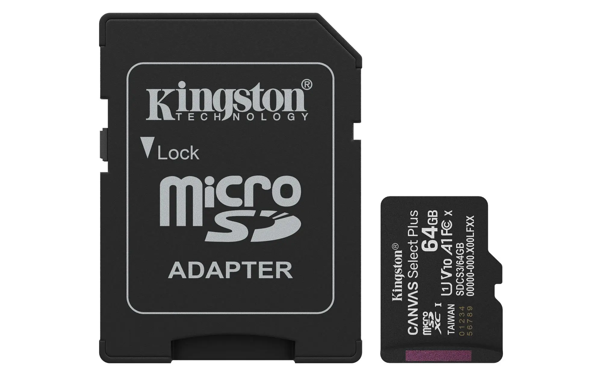 MEMORY MICRO SDXC 64GB UHS-I/W/ADAPTER SDCS3/64GB
