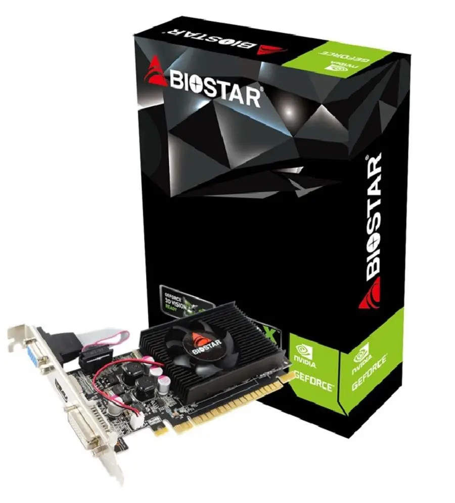 Graphics Card|BIOSTAR|NVIDIA|GeForce GT 610|700 MHz|2 GB|GDDR3|64