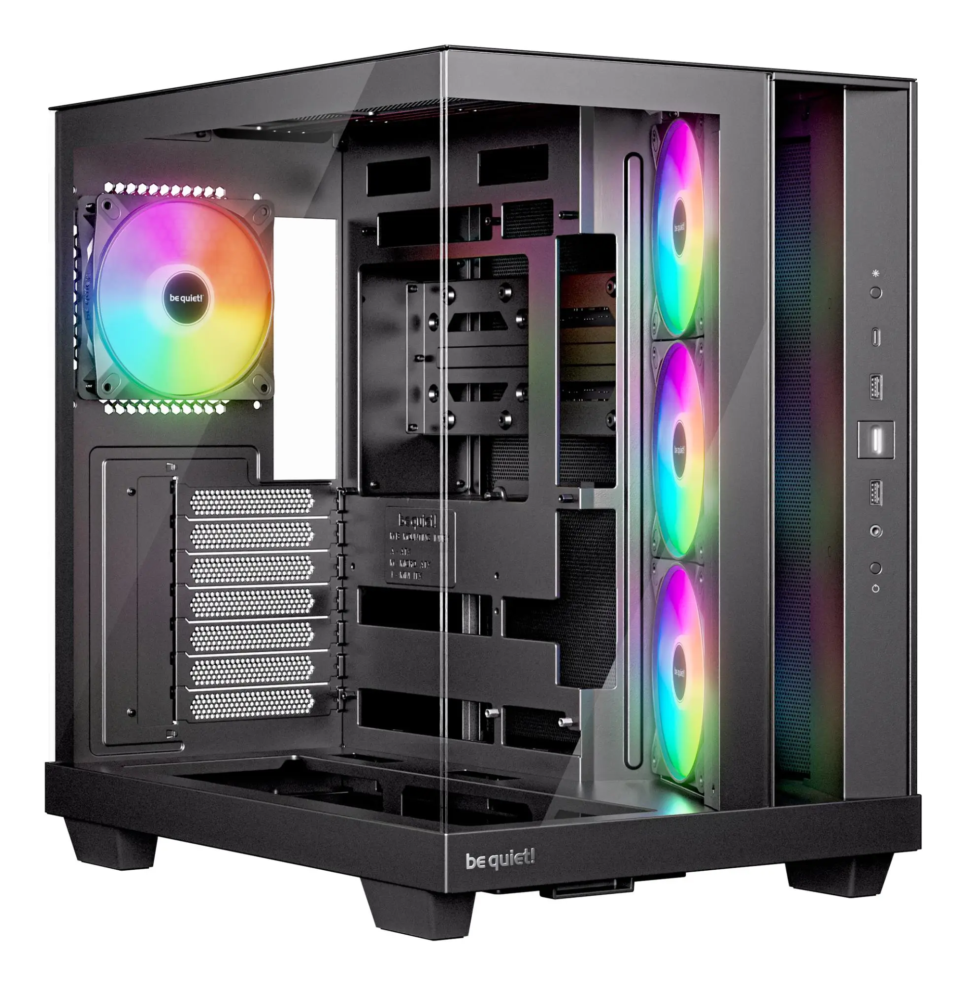 Case|BE QUIET|ATX/micro ATX/Mini-ITX|Black|Midi Tower|PC|BGW85