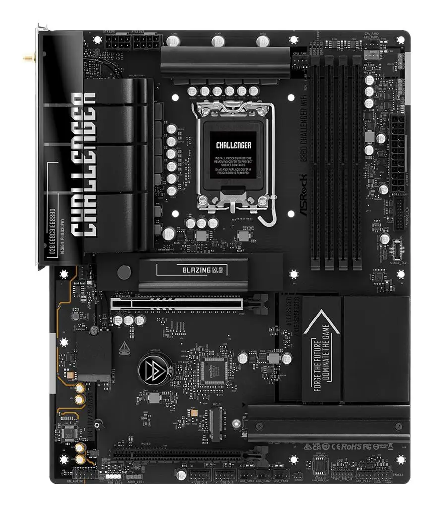 Mainboard|ASROCK|Intel B860|LGA 1851 (Socket V1)|ATX|RAM DDR5-SDRAM|4xSlots|Wi-Fi
