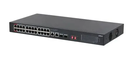 Switch|DAHUA|S3228-24GT-375|Switch type Unmanaged|Switch layer L2|Rack mounting