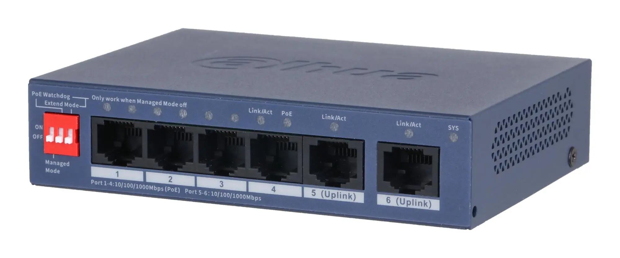Switch|DAHUA|CS4006-4GT-36|Switch type Managed|Switch layer L2|Form factor